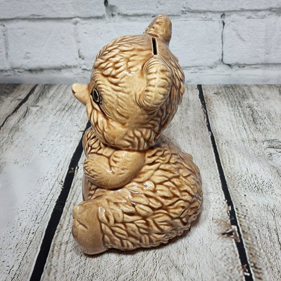 Vintage Gilner California Art Pottery Bear Piggy Bank 505 - Picture 2 of 6
